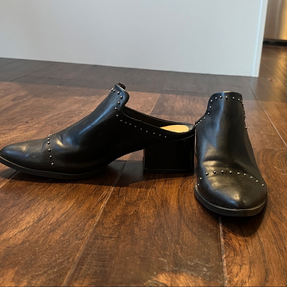 Black Studded Slip-on